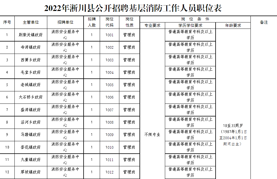 淅川县自然资源和规划局招聘启事概览